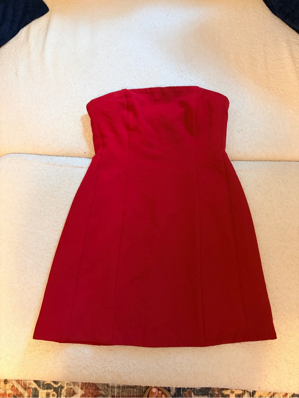 GAP Strapless Red A‑Line Dress